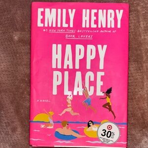 Emily Henry "Happy Place" - Bright Hot Pink Novel